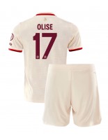 Bayern Munich Michael Olise #17 Alternativní dres pro děti 2024-25 Krátký Rukáv (+ trenýrky)